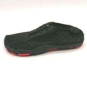 Sport‎ Womens Flat Bungee Cord Lace Up Water Shoe Black Mesh 6